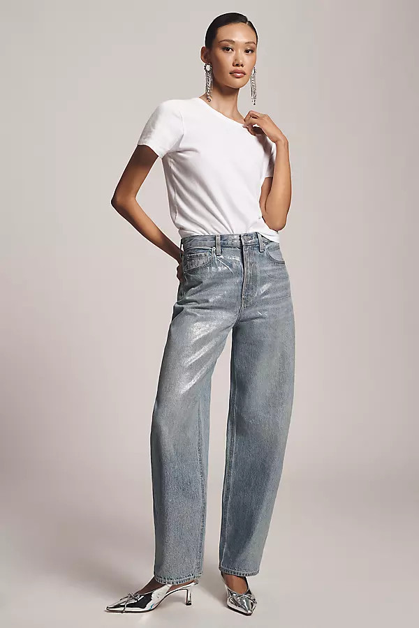 Wes High-Rise Barrel Jeans | Anthropologie (US)