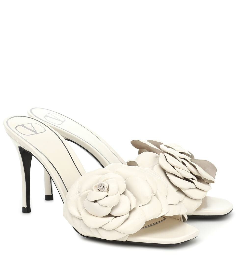 Valentino Garavani Atelier 03 Rose leather sandals | Mytheresa (US/CA)