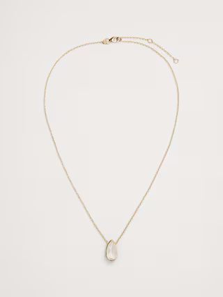 Teardrop Crystal Pendant Necklace Aureus + Argent | Banana Republic (US)