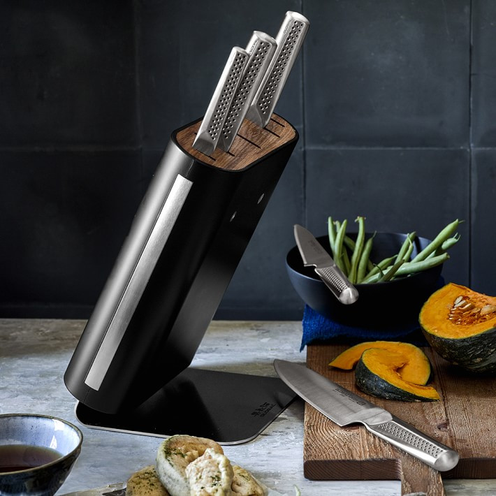 Global Ukon 6-Piece Block Knife Set | Williams-Sonoma