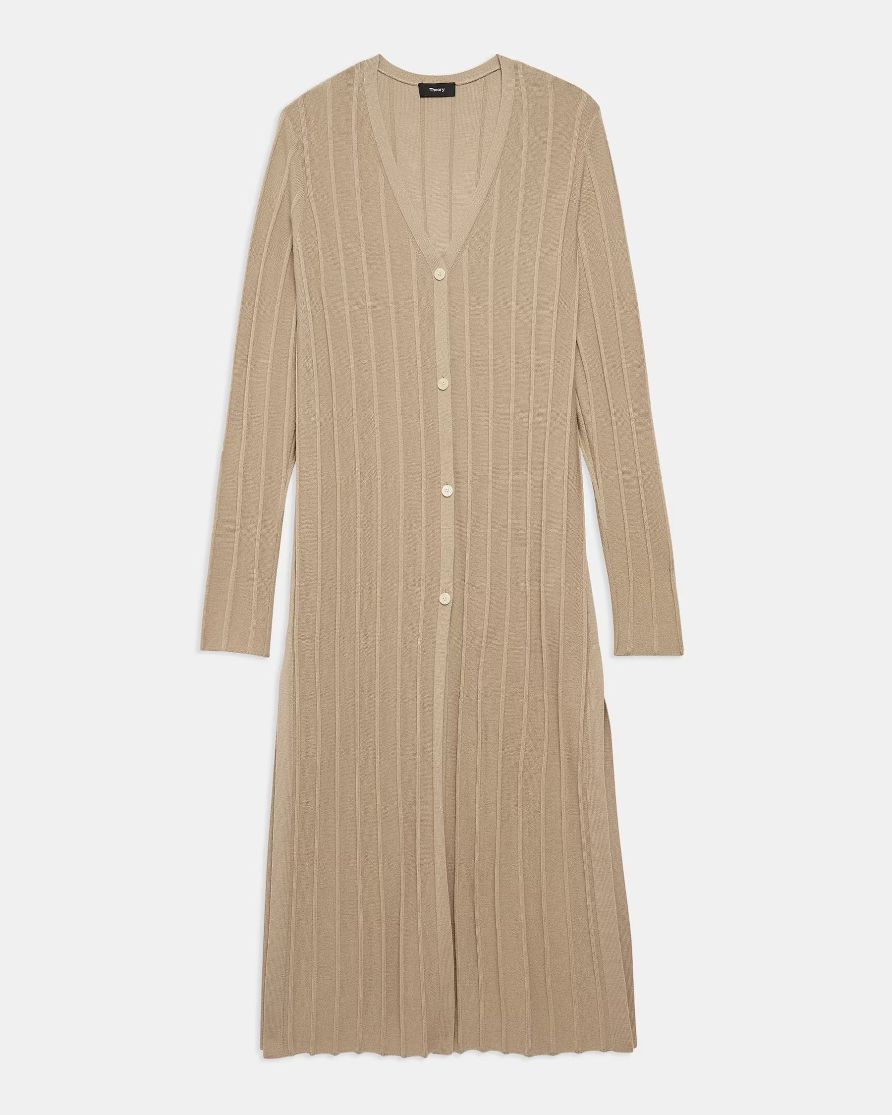 WIDE RIB CARDI F | Theory Outlet