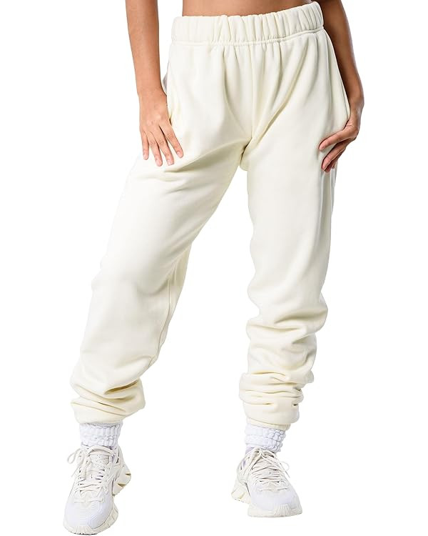 Kamo Fitness CozyTec High-Waisted Sweatpants for Women Baggy: Comfy Lounge Pants with Pockets Cra... | Amazon (US)