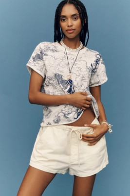 The Caitlin Boxy Tee by Maeve | Anthropologie (US)