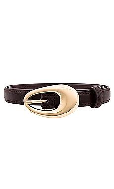 SHASHI Oval Buckle Belt in Brown from Revolve.com | Revolve Clothing (Global)