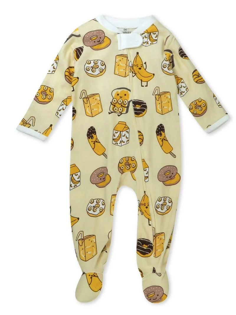 Honest Baby Clothing Organic Cotton Boy/Girl Long Sleeve Sleep N Play, Newborn to 9 Months - Walm... | Walmart (US)