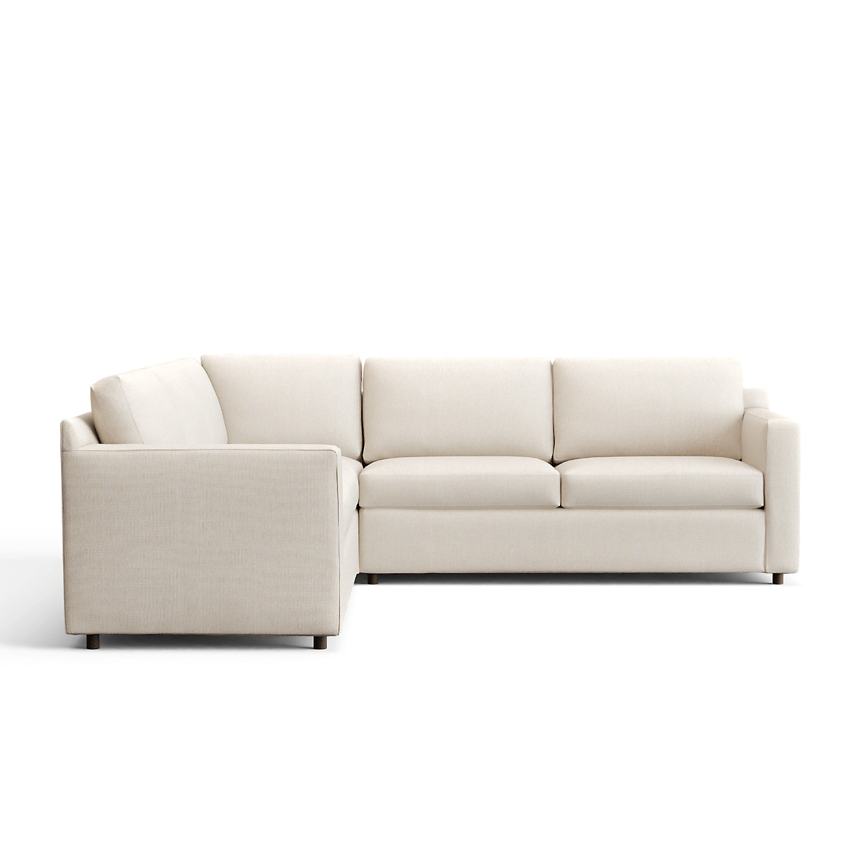 Barrett II 3-Piece L-Shaped Sectional Sofa + Reviews | Crate & Barrel | Crate & Barrel