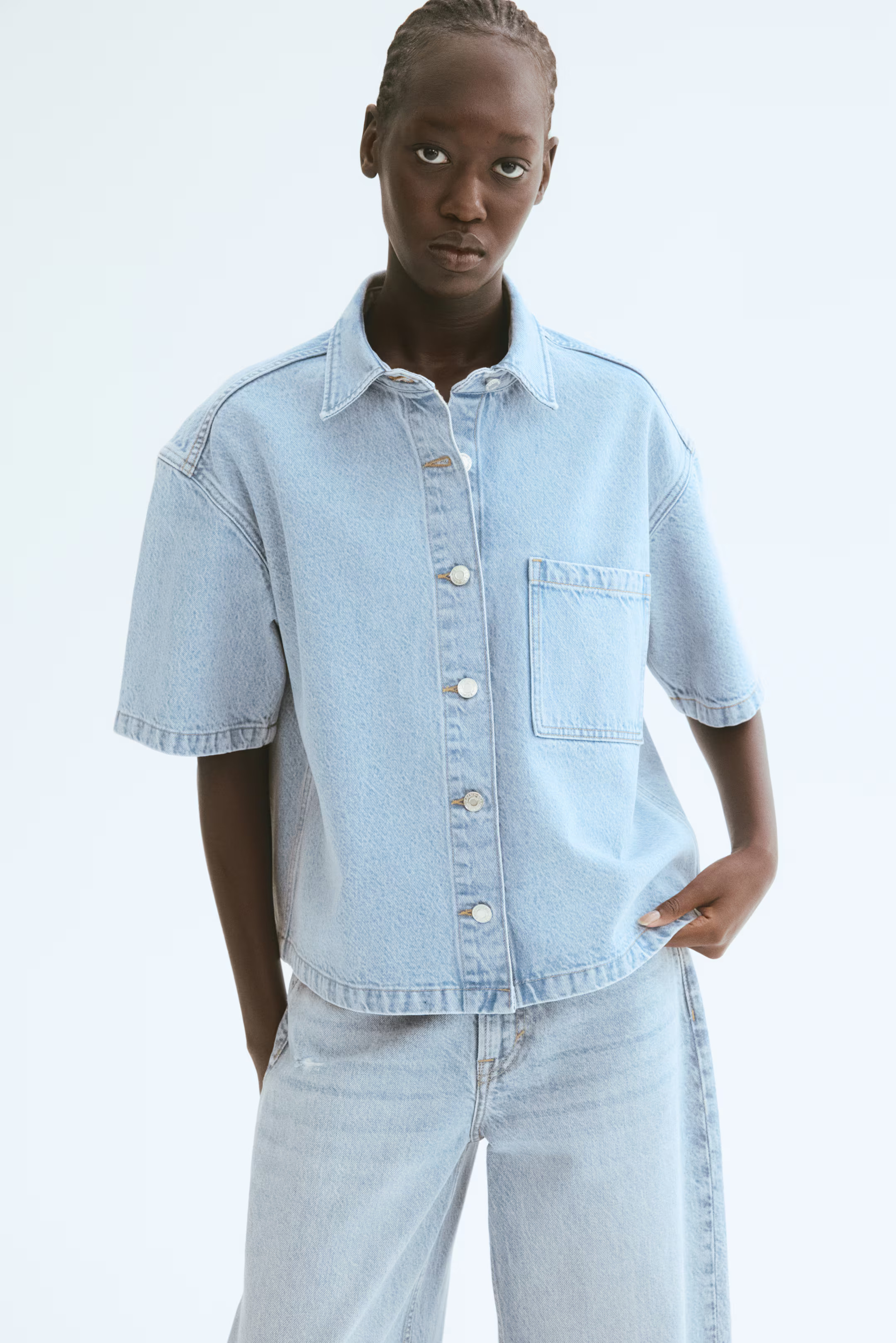 Oversized Denim Shirt | H&M (US + CA)