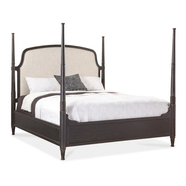 Americana Upholstered Four Poster Bed | Wayfair North America