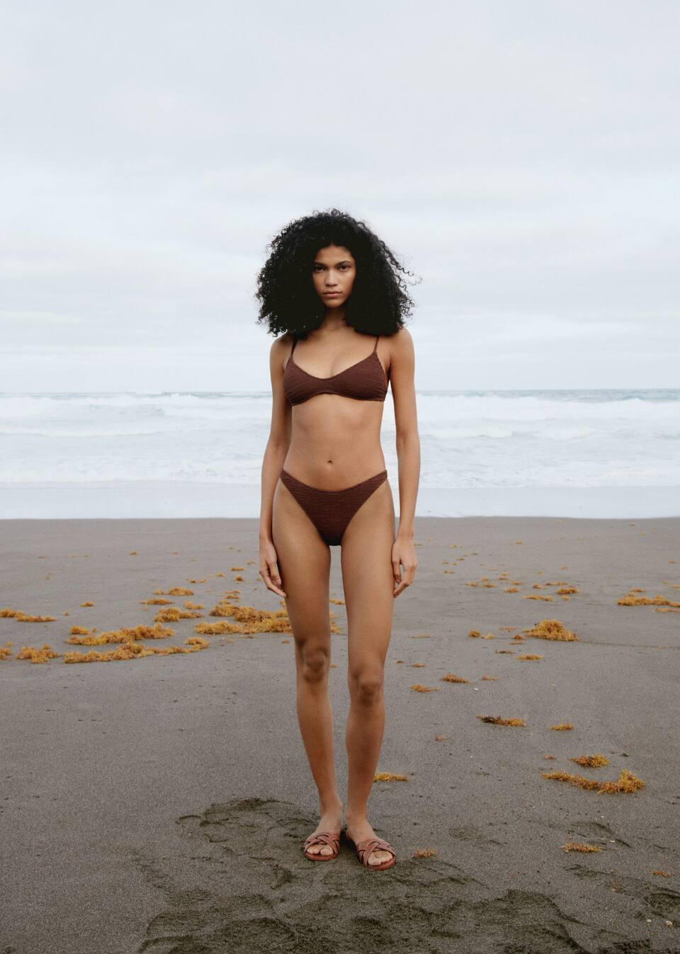 Textured bikini bottom -  Women | Mango United Kingdom | MANGO (UK)