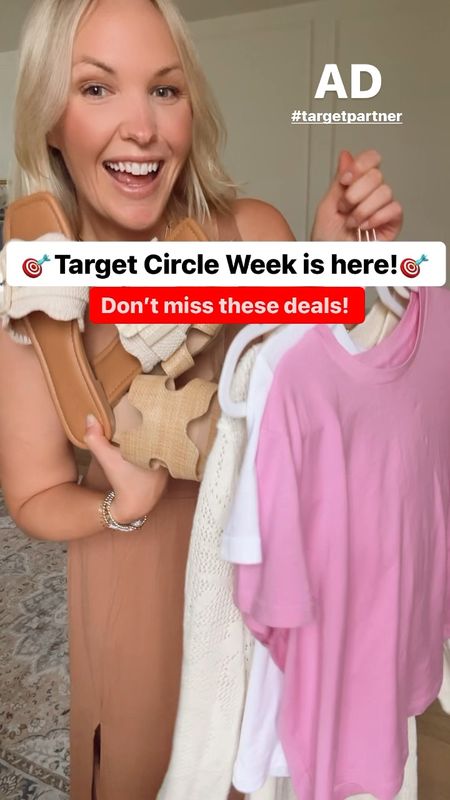 Target Circle Week is back!🎯🙌🏻❤️ #ad 

I’m so excited to be partnering with @target to share some of my favorite finds on sale! #target #targetpartner #targetstyle Don’t miss these amazing deals up to 30% off on some of our favorite women’s fashion categories- dresses, tees, shorts, swim, sandals AND  more!🙌🏻


@targetstyle #targetfinds #targetcircleweek 

#LTKmidsize #LTKxTarget #LTKsalealert