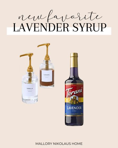 This lavender syrup has been so delicious! A new favorite for sure. 

#LTKxNSale #LTKunder50 #LTKkids