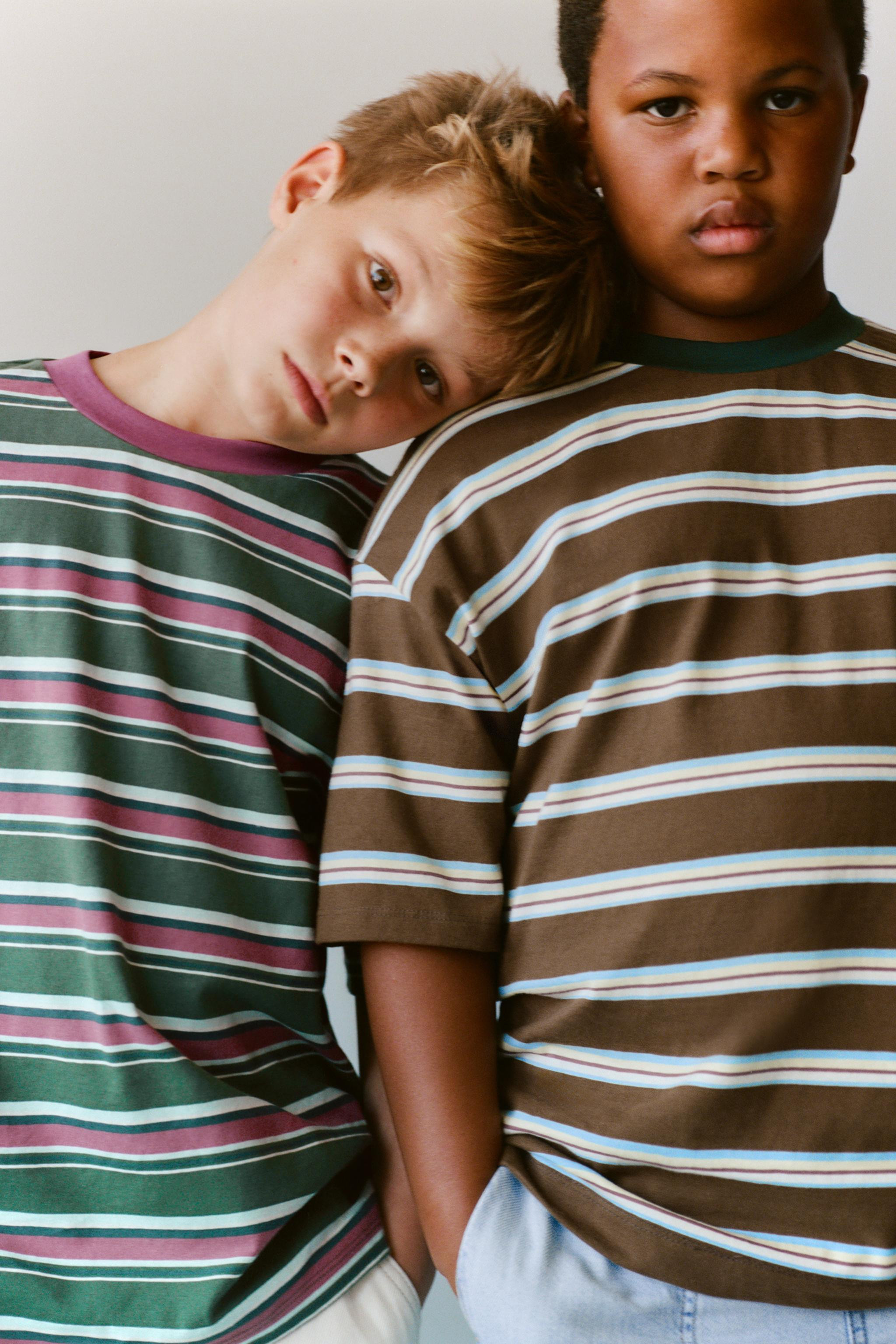 STRIPED PRINT T-SHIRT | Zara US