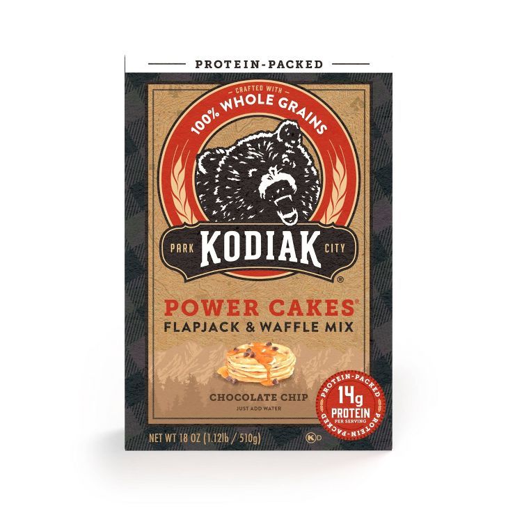 Kodiak Protein-Packed Flapjack & Waffle Mix Chocolate Chip - 18oz | Target