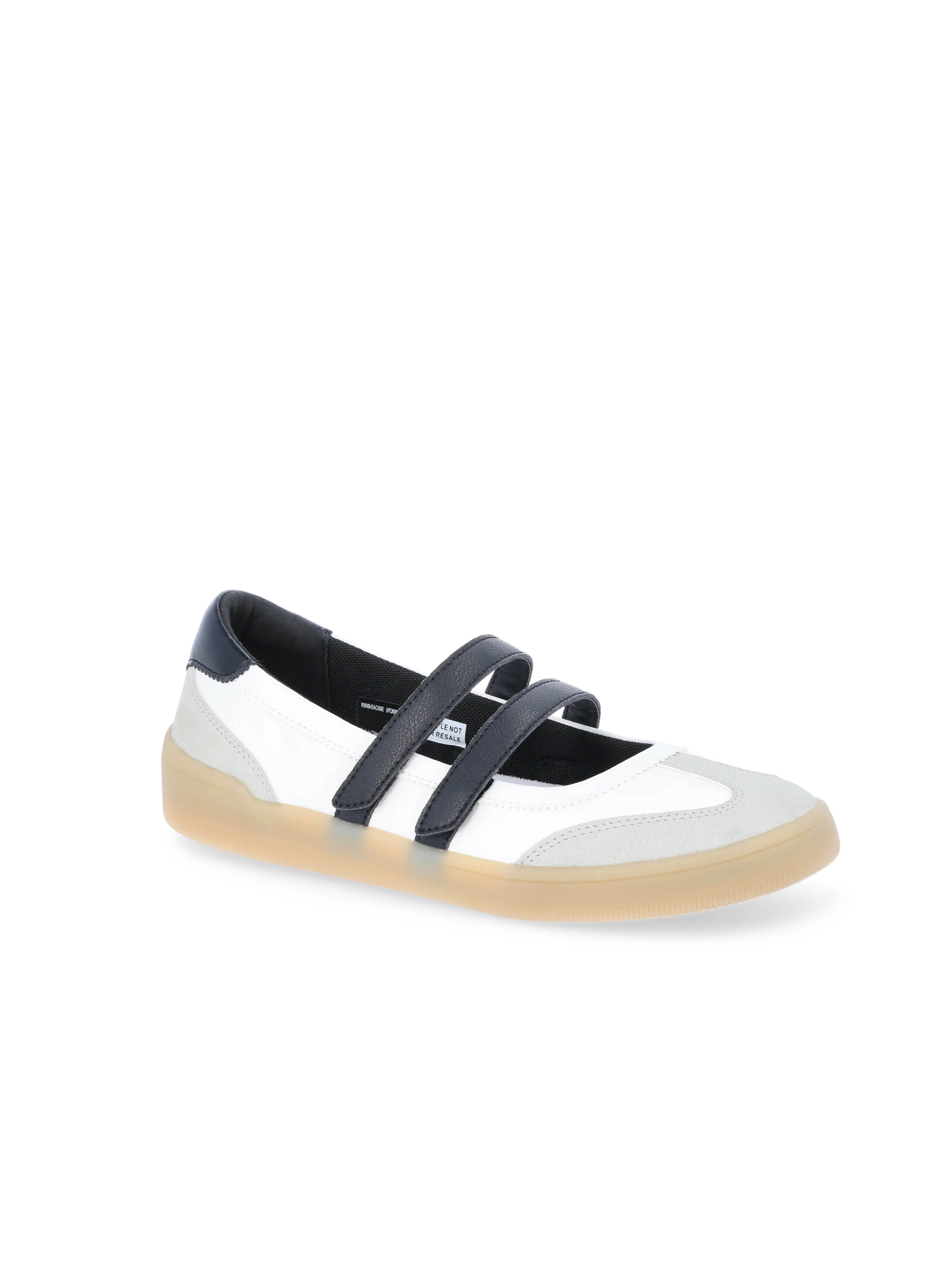 No Boundaries Faux Suede Mary Jane Sneakers, Women’s | Walmart (US)