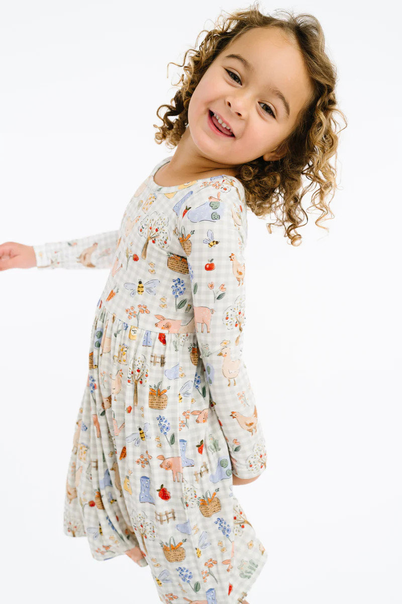 Farm Days Bamboo Dress | Little One Shop Co