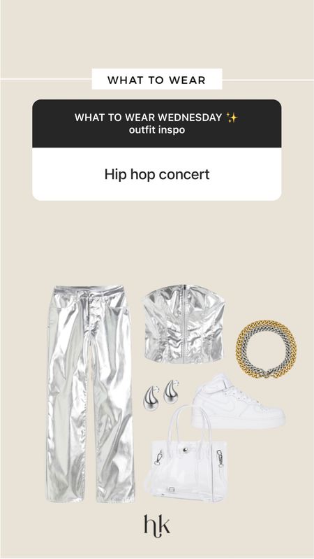 Hip hop concert outfit 