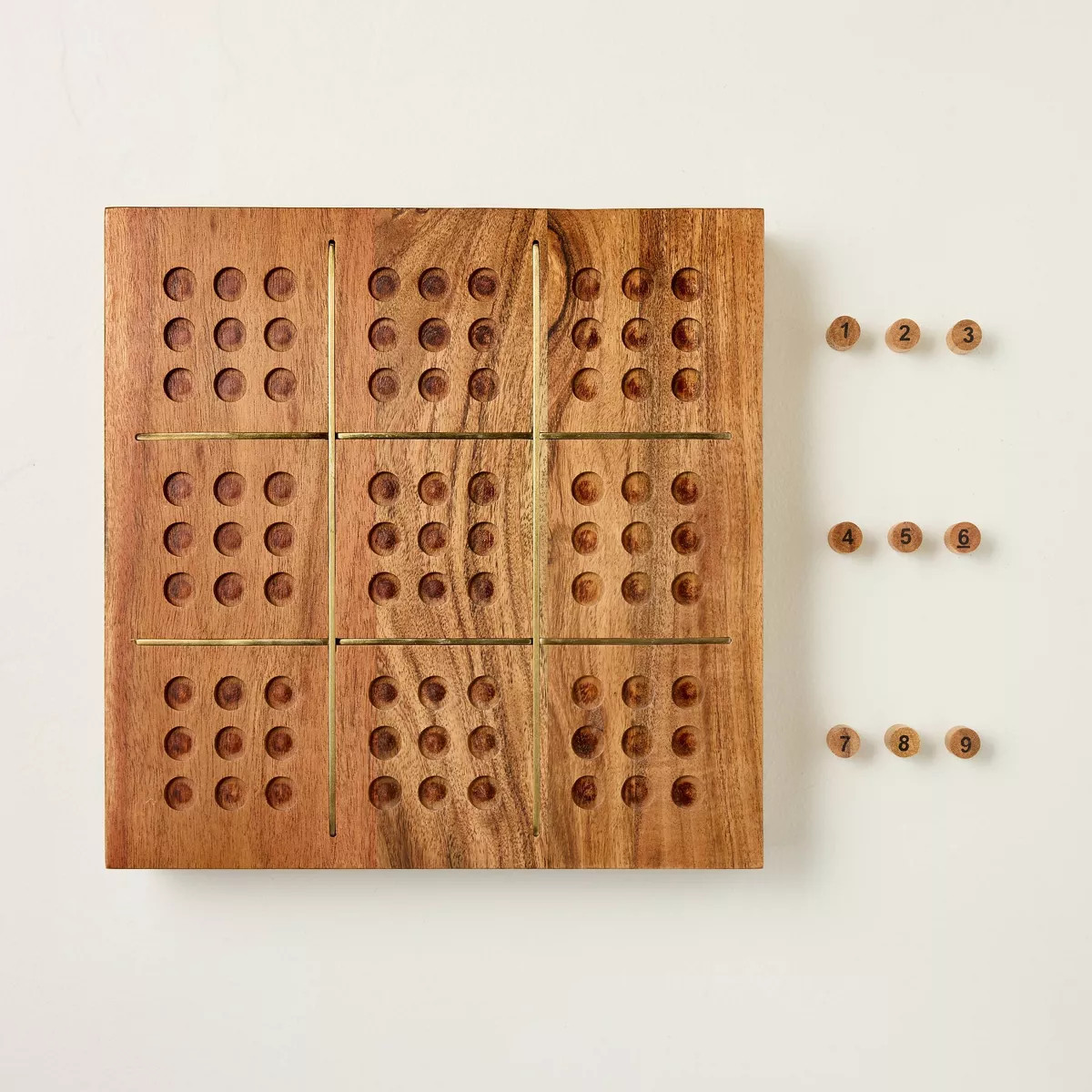 Wood and Brass Sudoku - Hearth & Hand™ with Magnolia | Target