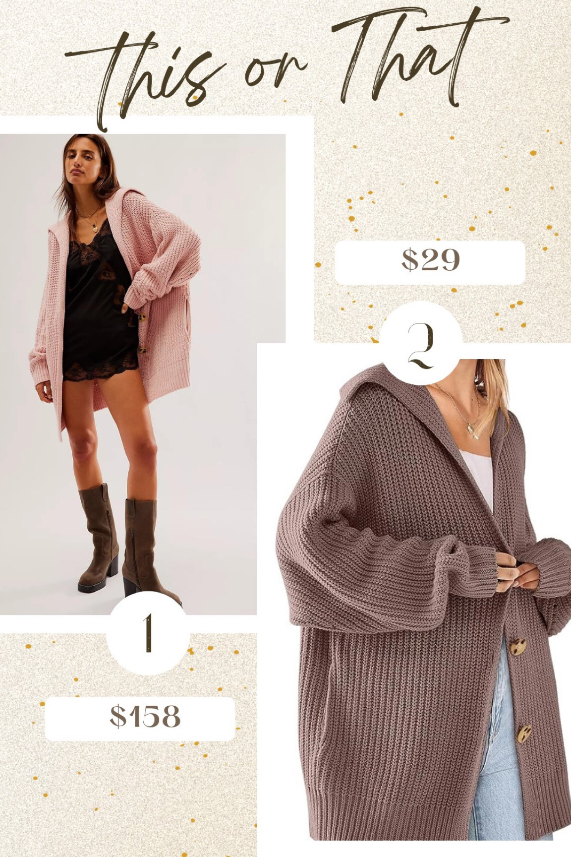 Loving this cardigan and so happy to find a dupe for it!! The purple brown tones this year have me!! 

#LTKfindsunder50 #LTKstyletip #LTKsalealert