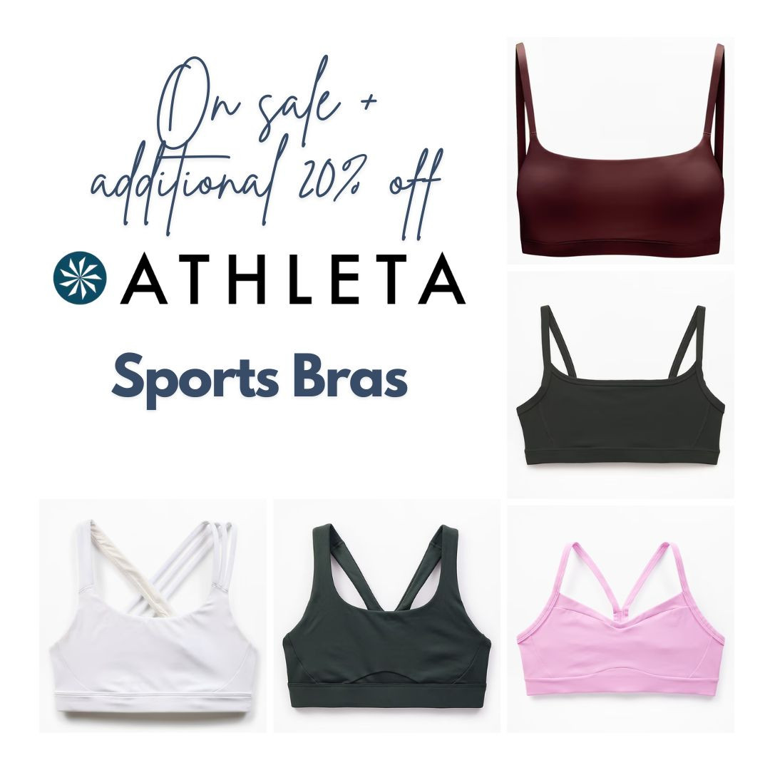 @athleta sale 
additional 20% off already marked down items
I rounded up sports bras on sale- they are such high quality! 

 