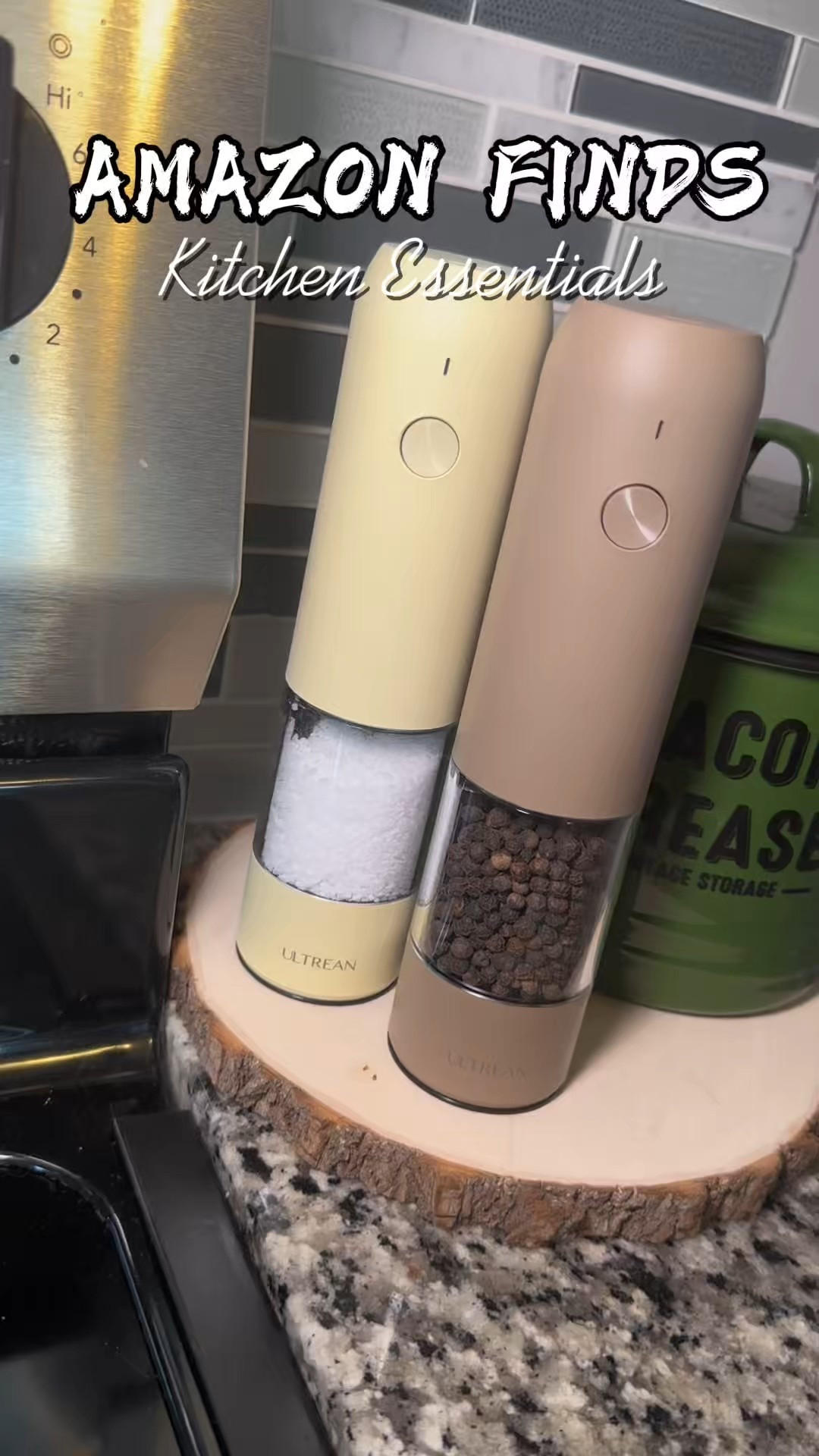 Rechargeable electric salt & pepper grinders! An absolute kitchen must have! Bonus that they have the most aesthetic color options to match any kitchen style 😍

#LTKGiftGuide #LTKHome #LTKFindsUnder50