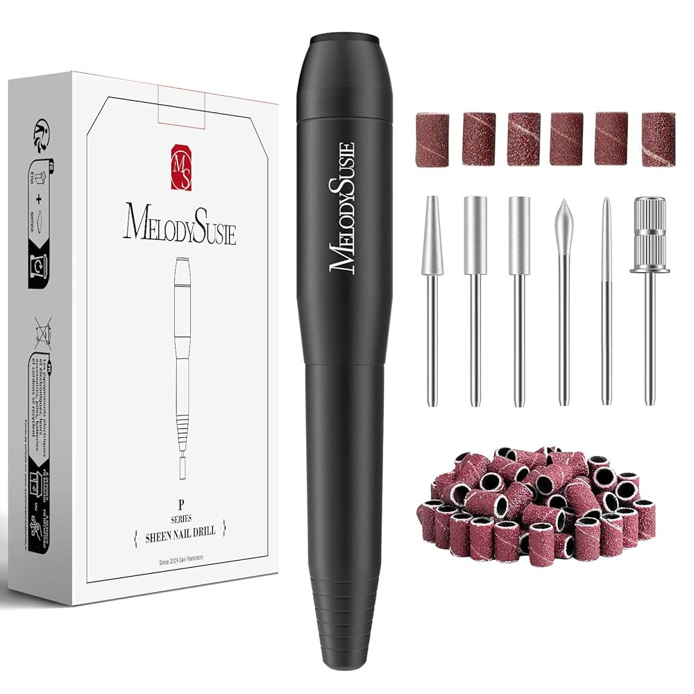 MelodySusie Electric Nail Drill Machine,PC120I Portable Electric Nail File Efile Set for Acrylic ... | Amazon (US)