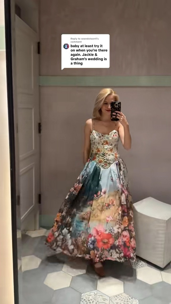 Stunning fall wedding guest dress-I would suggest sizing up one size and altering your to fit your body. It’s stunning but has some weird fit elements 

Fall dress | fall wedding guest dress | fall wedding | wedding guest dress under $300 | fall outfit 

#LTKParties #LTKSeasonal #LTKWedding