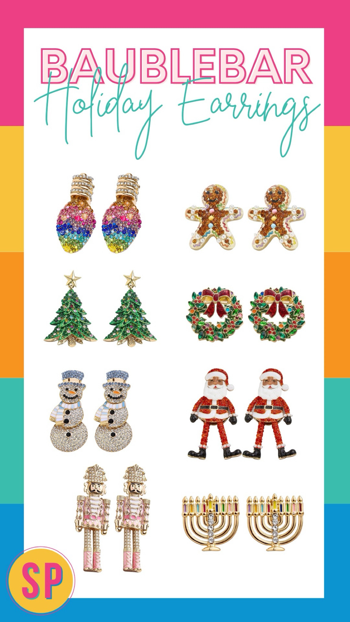 Holiday earrings are here and are available at Baublebar! I buy a few pairs each year because I love wearing festival earrings! They would be perfect for a holiday party! 

Festive earrings, holiday earrings, Christmas earrings, Hanukkah earrings, holiday party

#LTKPlusSize #LTKHoliday #LTKSeasonal