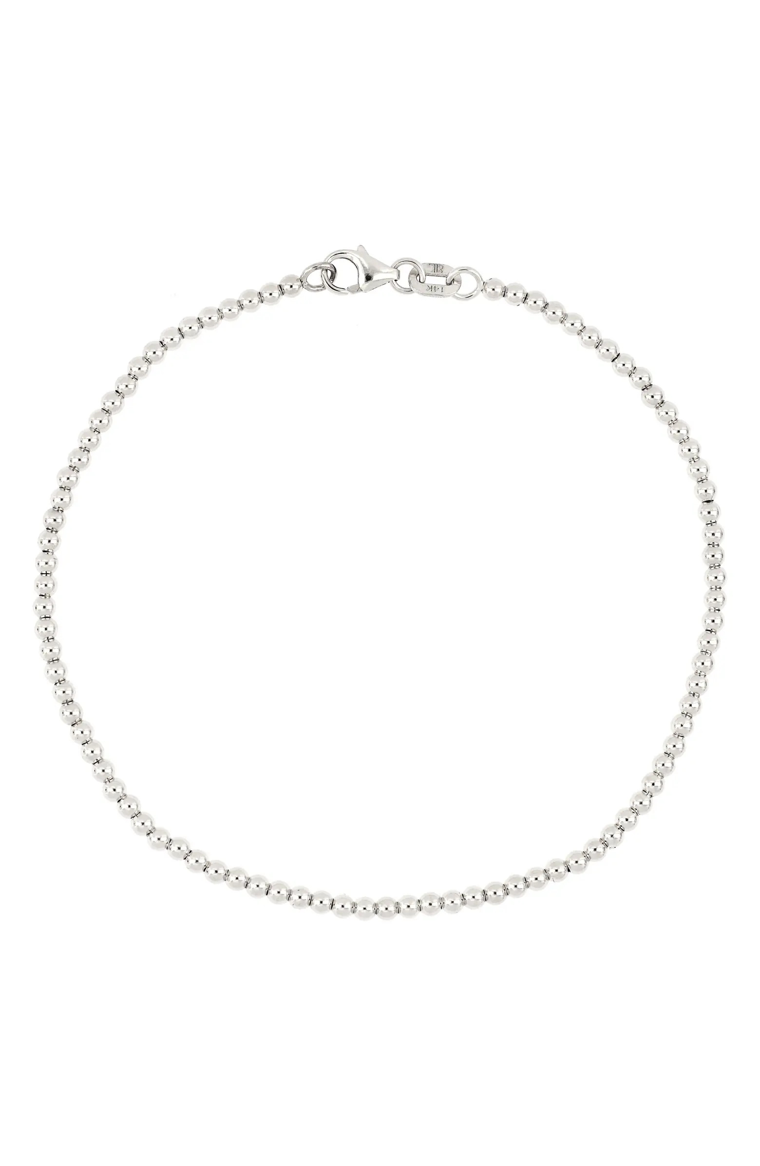 14K Gold Beaded Bracelet | Nordstrom