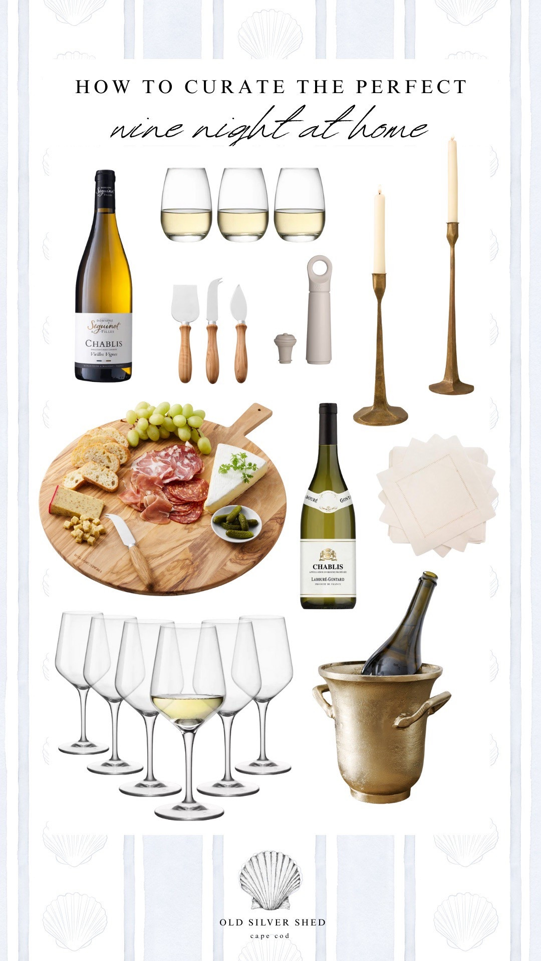 Host your own at home wine night with these pretty and practical finds. Even if you don’t have a get together on the books, these are smart to have on hand for last minute hosting. My personal favorites? The linen cocktail napkins and gold ice bucket! 

#LTKFindsUnder100 #LTKHome #LTKParties