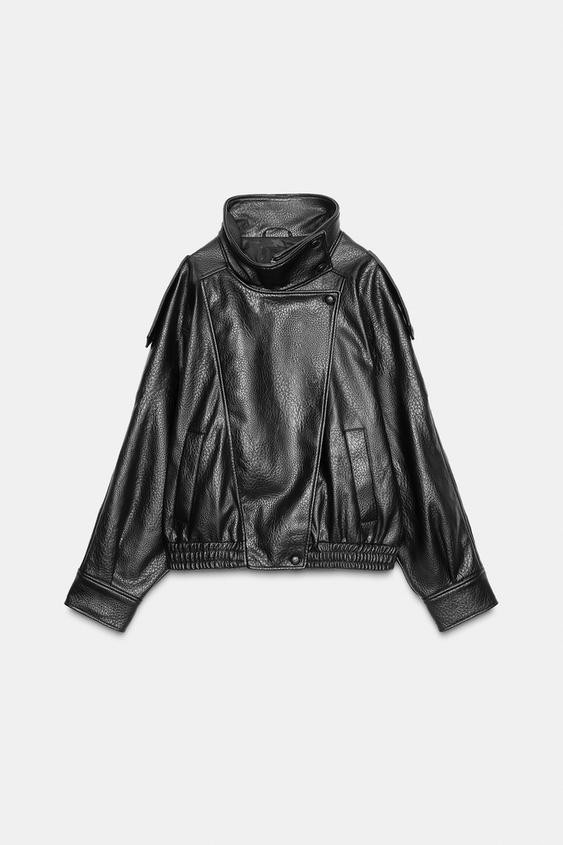 FAUX LEATHER JACKET | Zara US