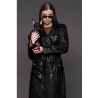 Faux-Ever Leather™ Belted Utility Trench Coat | Avec Les Filles