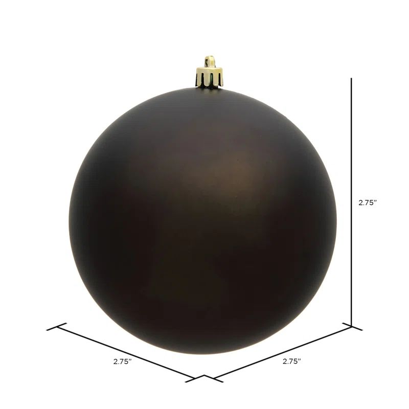 Holiday Décor Ball Ornament (Set of 12) | Wayfair North America