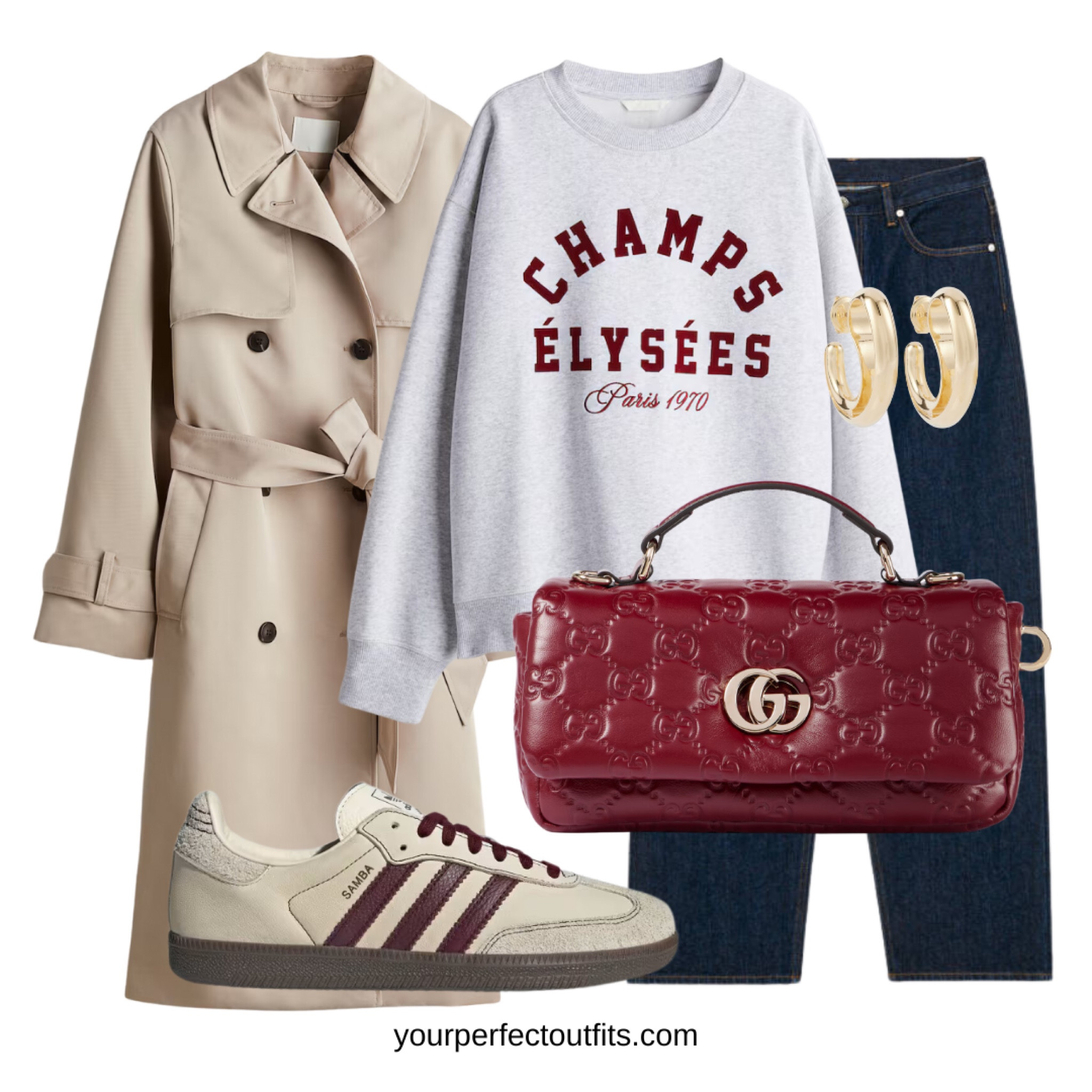 Fall outfit inspiration with a neutral trench coat 

#LTKFindsUnder50 #LTKActive #LTKFallSale