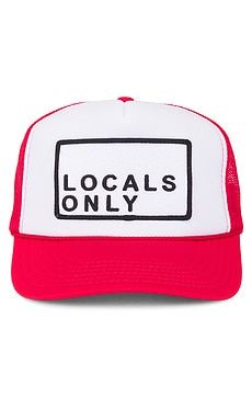 Friday Feelin Locals Only Hat in Red Split from Revolve.com | Revolve Clothing (Global)