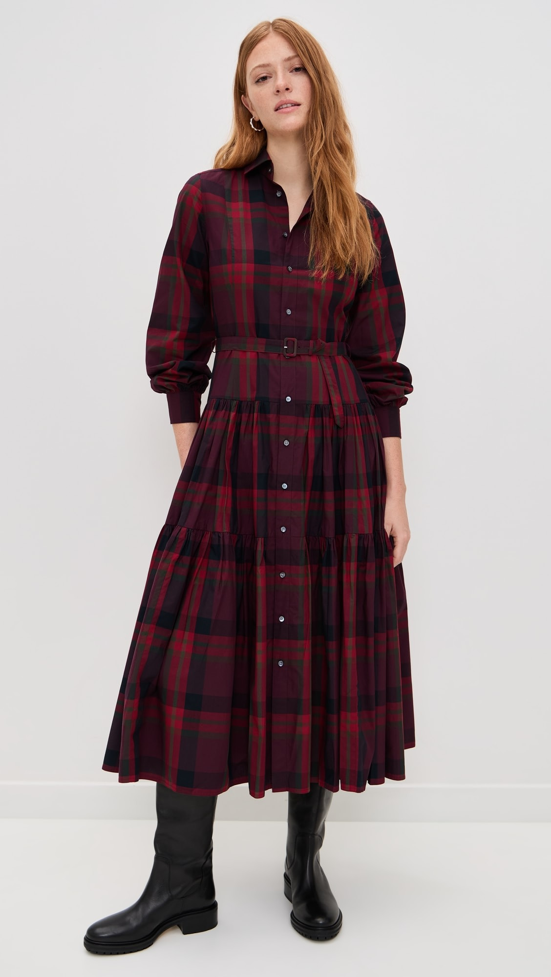 Collared Long Sleeve Dress | Shopbop