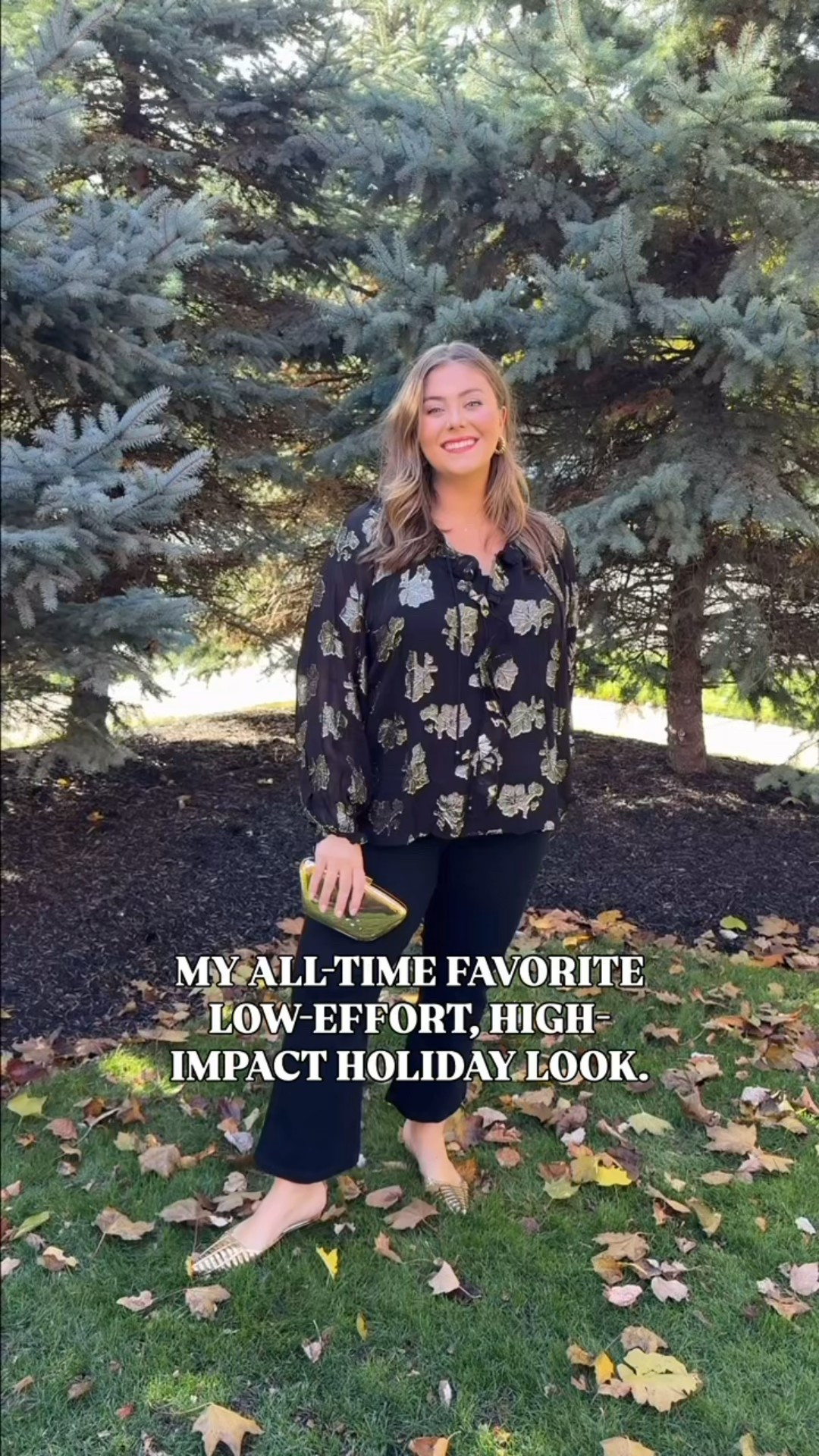 Thanksgiving outfit - holiday outfit - non-maternity, bump friendly outfit! Wearing size XXL in top, 1X in pants. Use CARALYN15 at Spanx. 

#LTKHoliday #LTKParties #LTKPlusSize