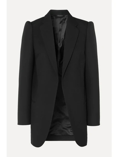 Balenciaga - Wool-gabardine Blazer - Black | NET-A-PORTER (US)
