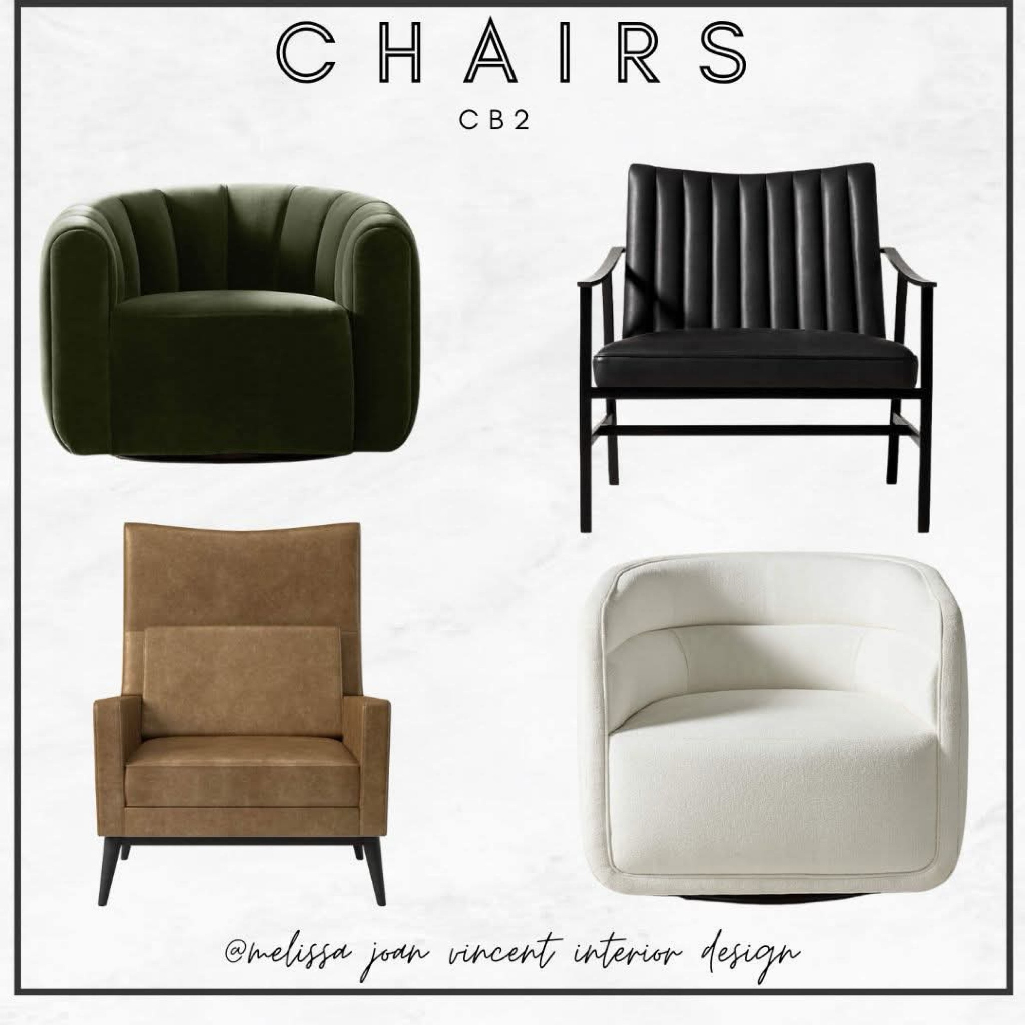 Elevate your space with this modern chair collection, expertly curated by an interior designer. ✨ #CB2 #InteriorDesign #ModernLiving #chairs #livingroom #familyroom 

#LTKStyleTip #LTKFamily #LTKHome