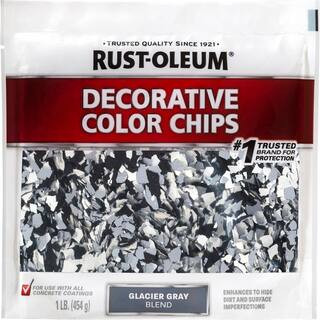 Rust-Oleum 1 lb. Glacier Gray Decorative Color Chips 312449 - The Home Depot | The Home Depot
