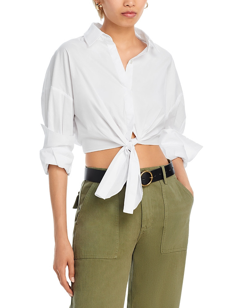 Staud Lisa Tie Front Top | Bloomingdale's (US)