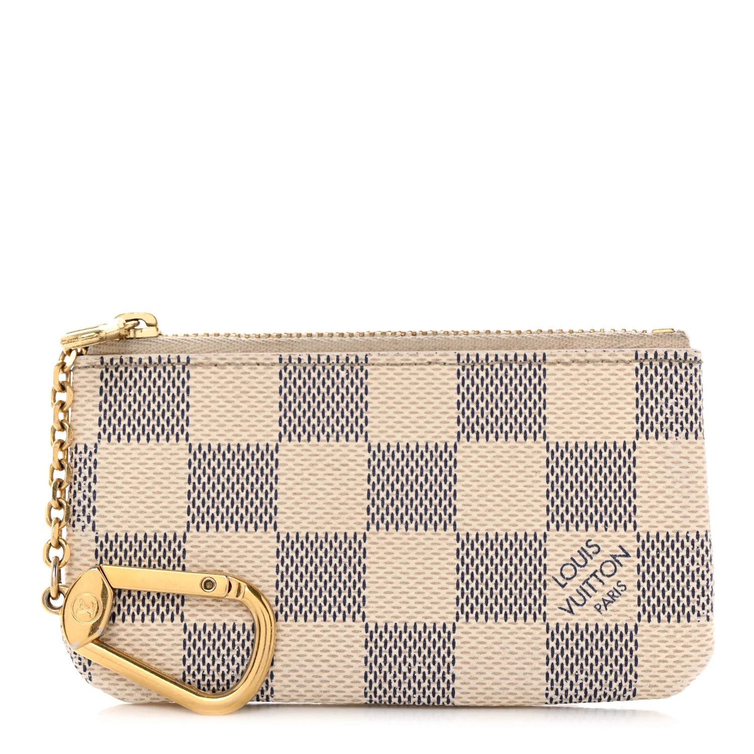 LOUIS VUITTON Damier Azur Key Pouch | FASHIONPHILE (US)