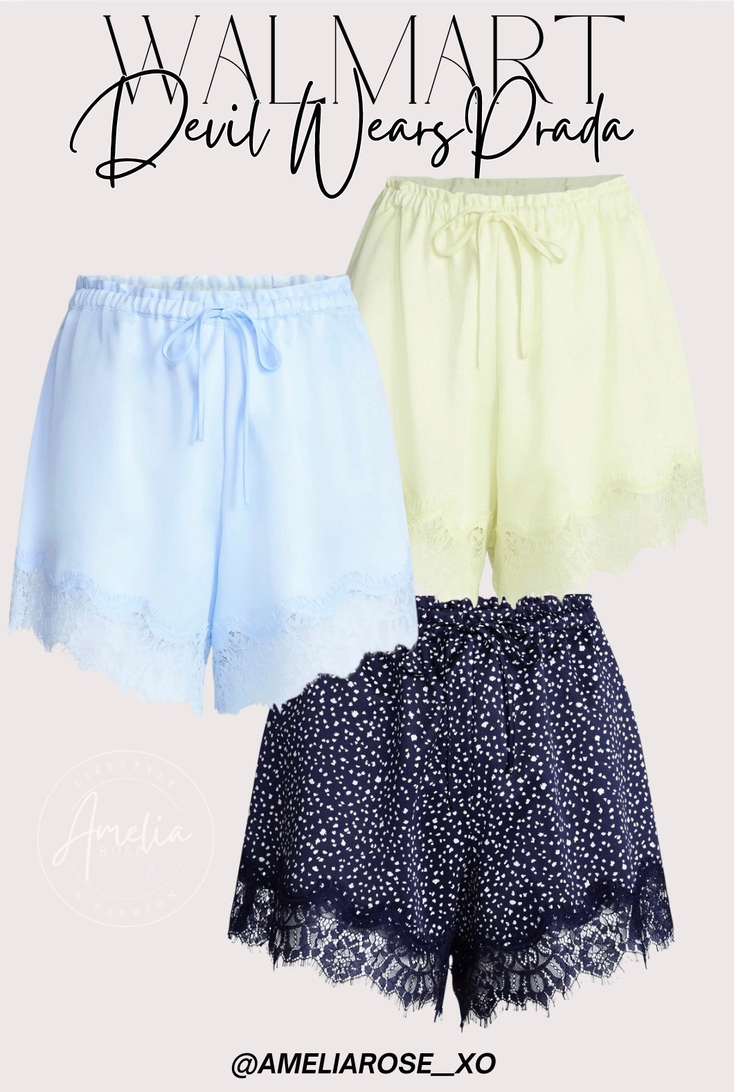 Love the lace shorts trend and these new Devil Wears Prada x Walmart collab are CUTE!

#LTKgrwm #LTKSeasonal #LTKootd