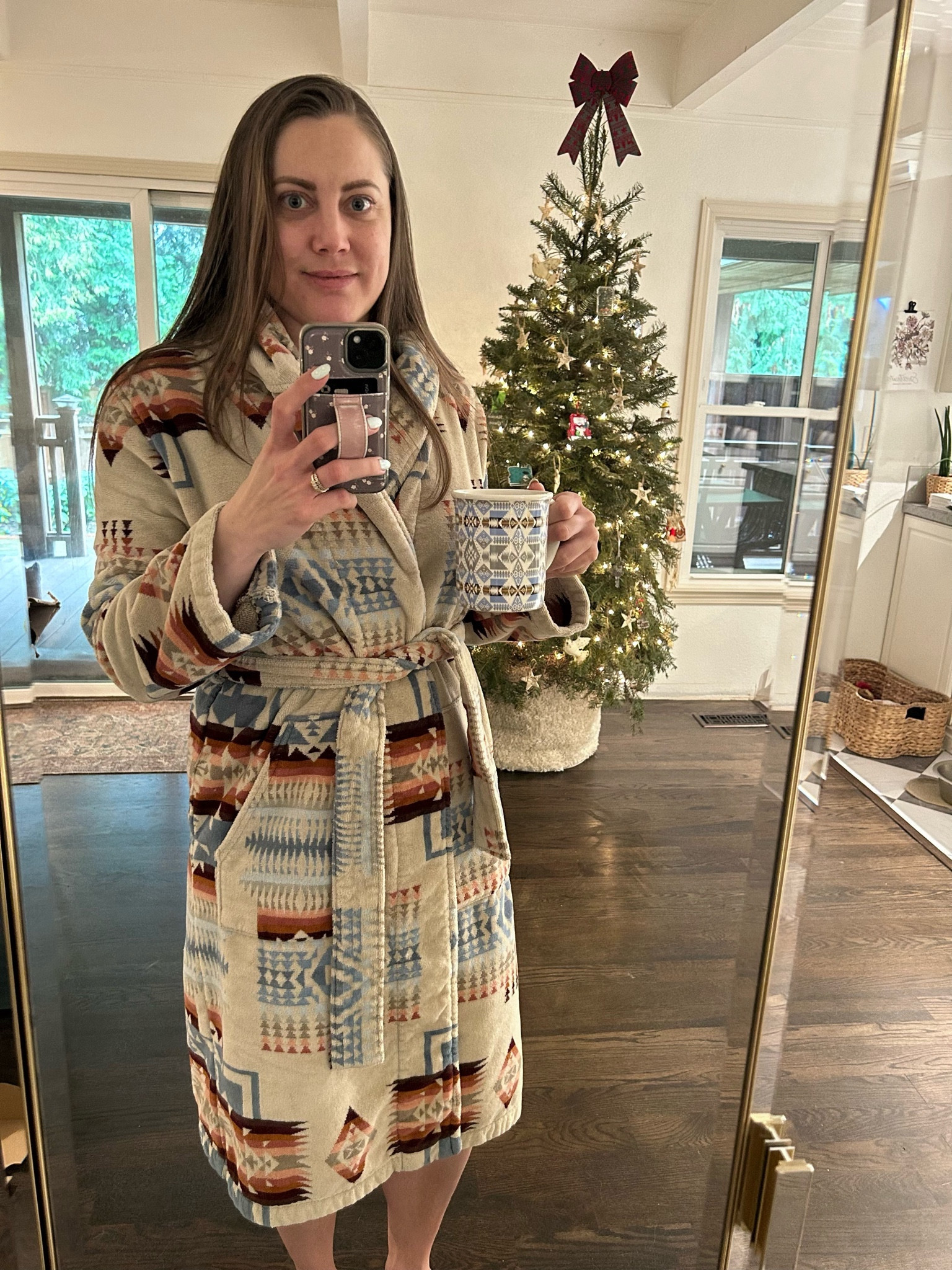 This Pendleton Robe is my favorite ever! Bonus mug too! #pendleton