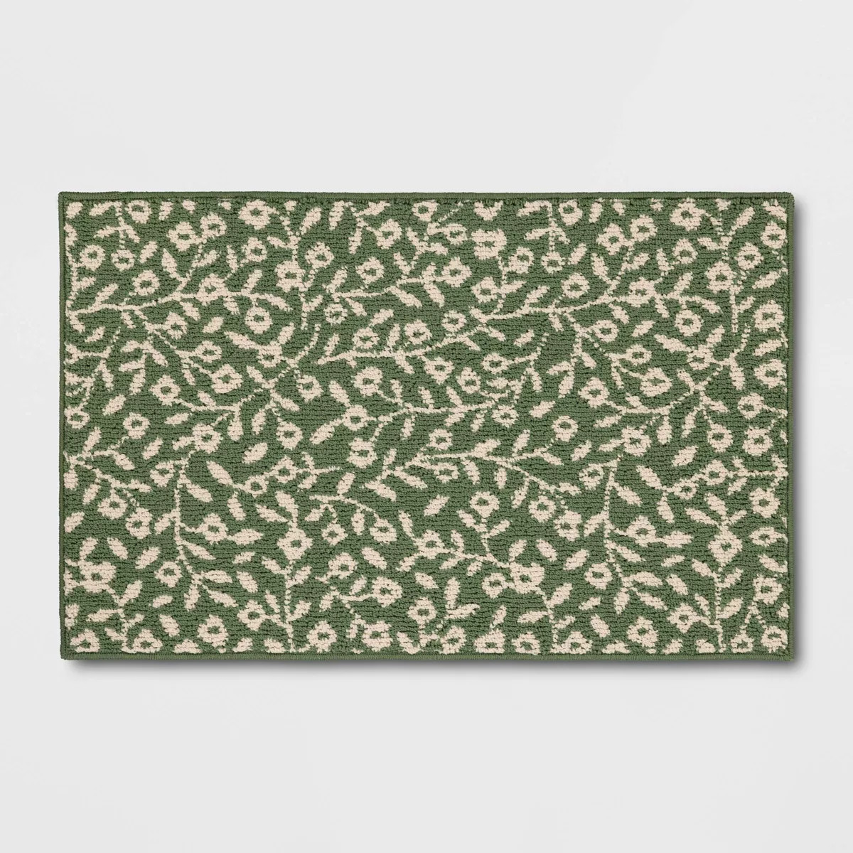 2'x3' Botanical Washable Accent Rug Fern Green - Threshold™ | Target