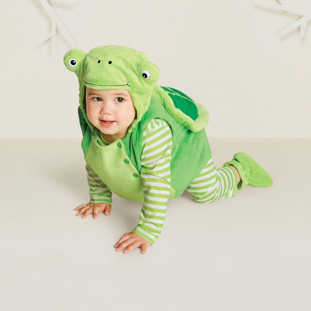 Baby Plush Turtle Vest Halloween Costume 12-18M - Hyde and Eek! Boutique, Infant Unisex, Green | Target