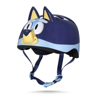 Bluey Microshell Cycling Youth Bike Helmet - Blue S: Vented, Adjustable Strap | Target