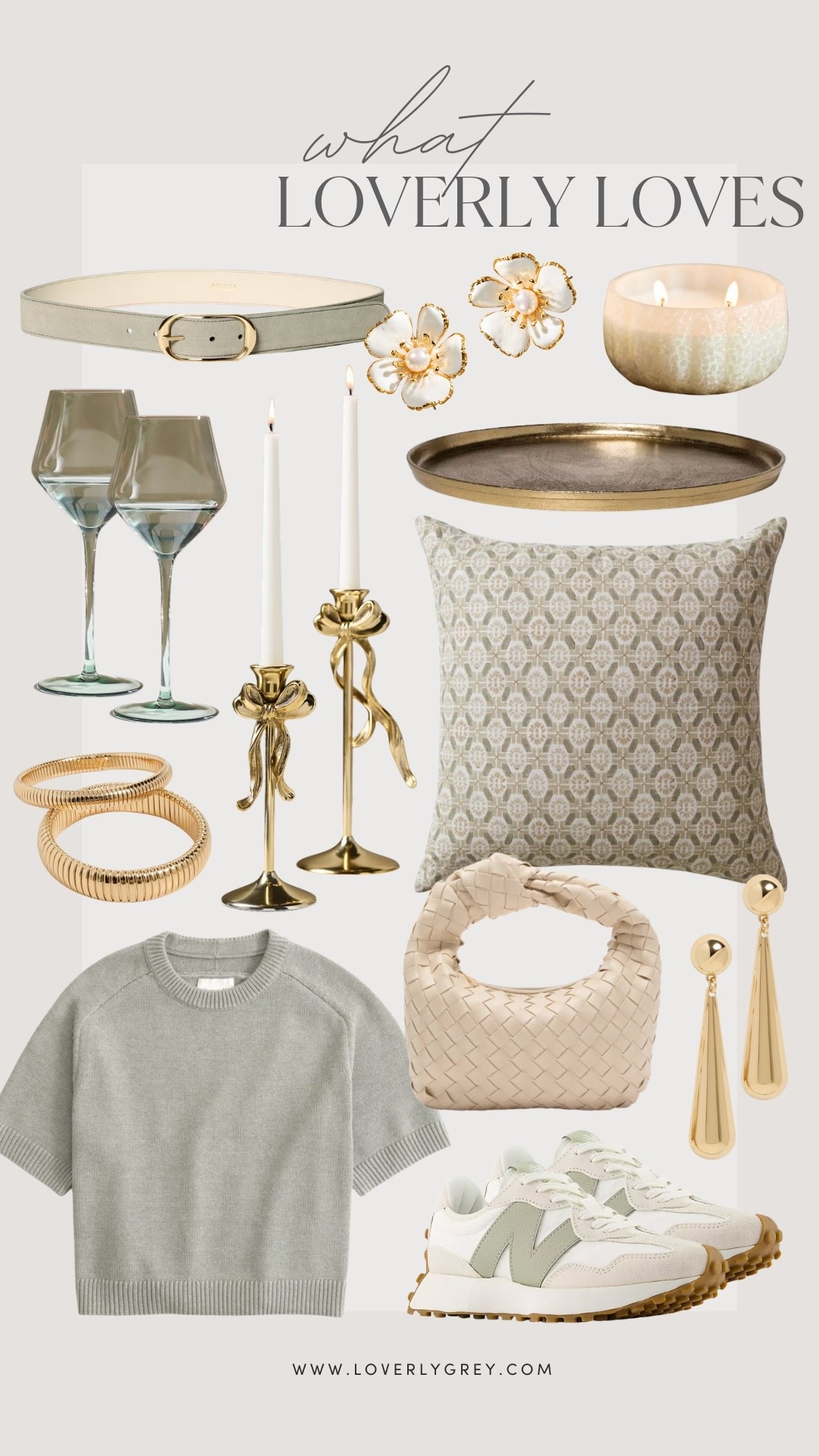 Sage green has always been one of my favorite colors! 😍

Loverly Grey, home decor, home finds, short sleeve sweater, pillow, suede belt, wine glasses 

#LTKStyleTip #LTKHome