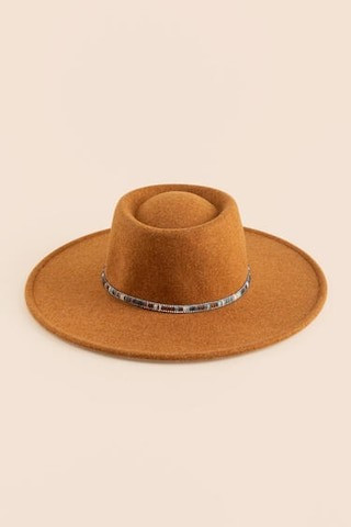 Lori Panama Hat With Beaded Band - francesca's | Francesca's