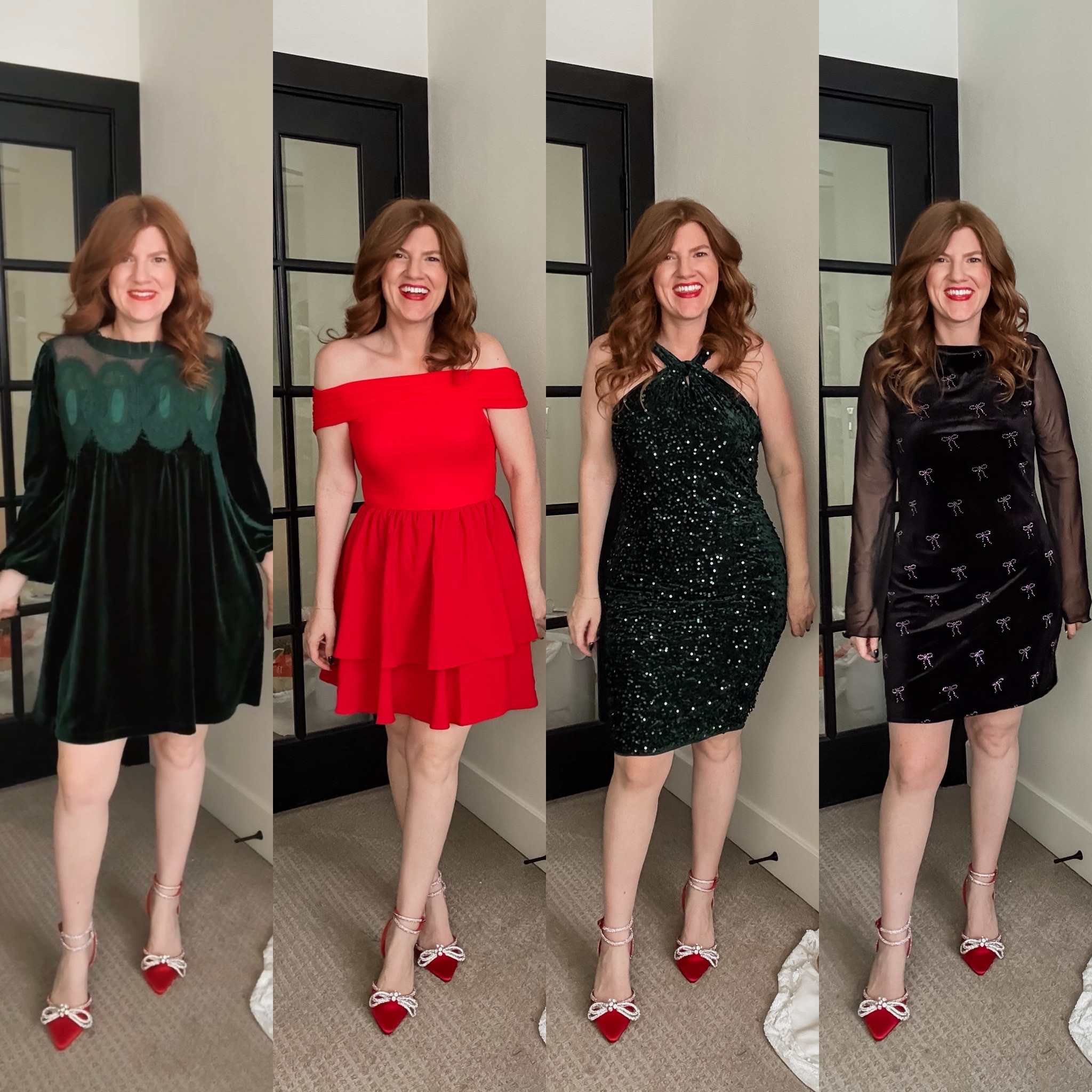 Holiday dresses from Amazon. Size medium. 

#LTKPetite #LTKHoliday #LTKFindsUnder50