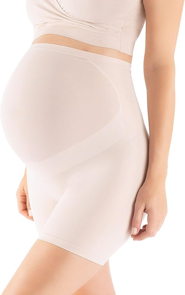Belly Bandit Thigh Disguise Maternity Support Shorts - Smoothing Anti-Chafing Maternity Shapewear... | Amazon (US)